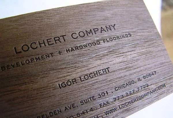 木质名片 lochert