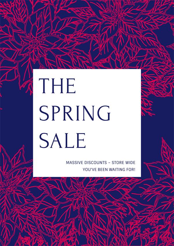 The spring sale