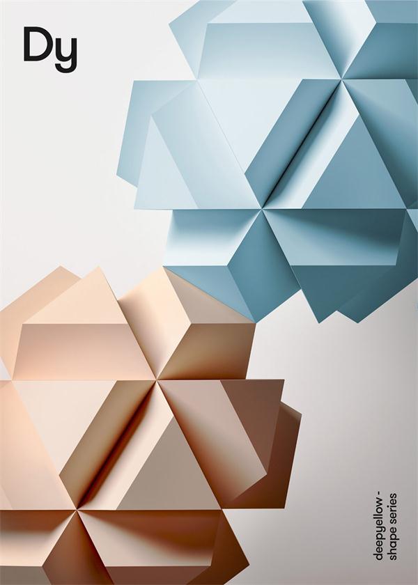 5款简单有趣的几何图形海报设计欣赏